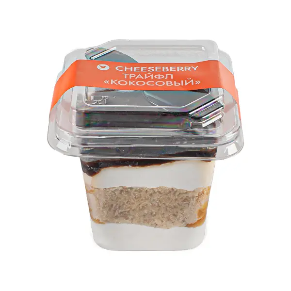Пирожное трайфл кокосовый Сheeseberry 90гр, 12шт/кор