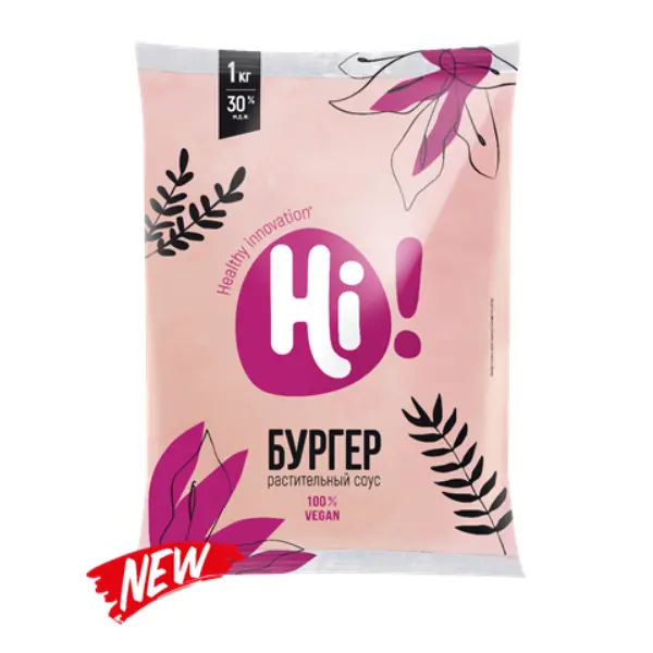 Соус на растительной основе HI Бургер 30% 1кг балк, 10шт/кор