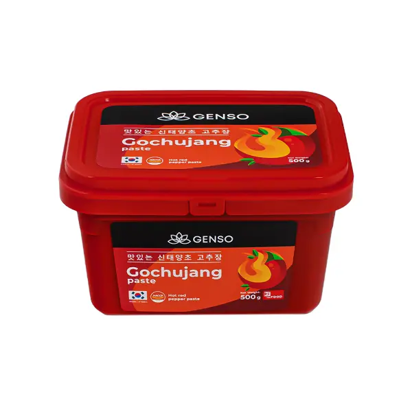 Паста перцовая острая Кочудян Genso Resfood 500гр, 24шт/кор, Корея
