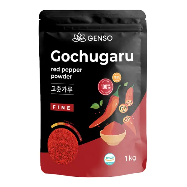 Перец чили красный мелкого помола Кочукару Genso Resfood 1кг, 10шт/кор, Китай