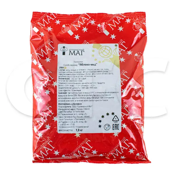 Маринад сухой Яблоко-мед Кулинарный маг 1кг, 15шт/кор