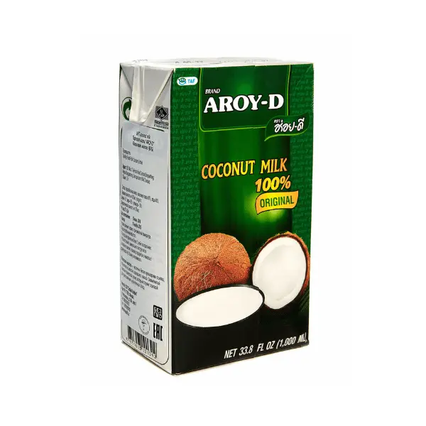 Кокосовое молоко ТМ "AROY-D", 1л*12, тетрапак