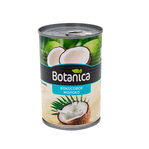 Молоко кокосовое Botanica 400мл ж/б, 12шт/кор, Таиланд