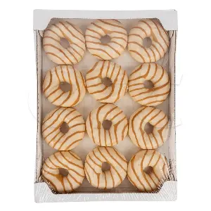 Донат с карамельной начинкой CARAMELOVE Stokson 67гр, 12шт/кор