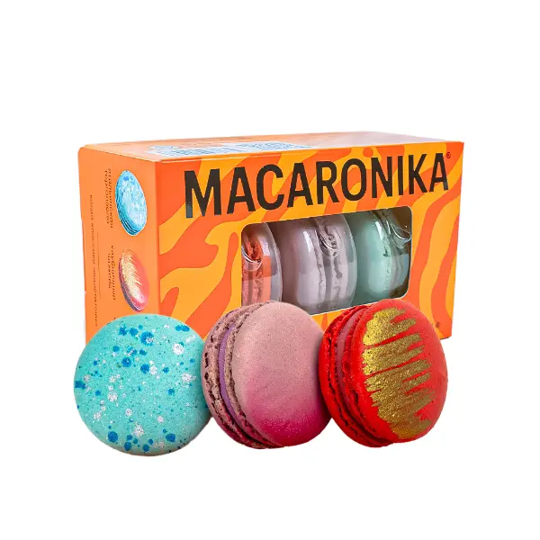 Макарон набор Гурме 3.0 Macaronika 16гр, 3шт/упак, 8упак/кор