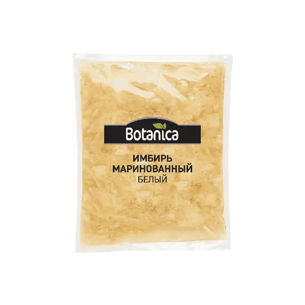 Имбирь маринованный белый Botanica 1,4кг, вес сухого вещ-ва 1кг, 10шт/кор, Китай