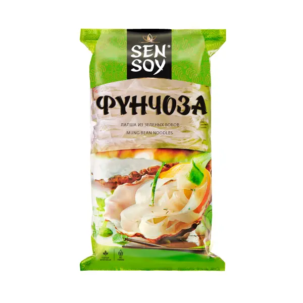 Лапша крахмальная Фунчоза Сэн Сой 180гр, 24шт/кор