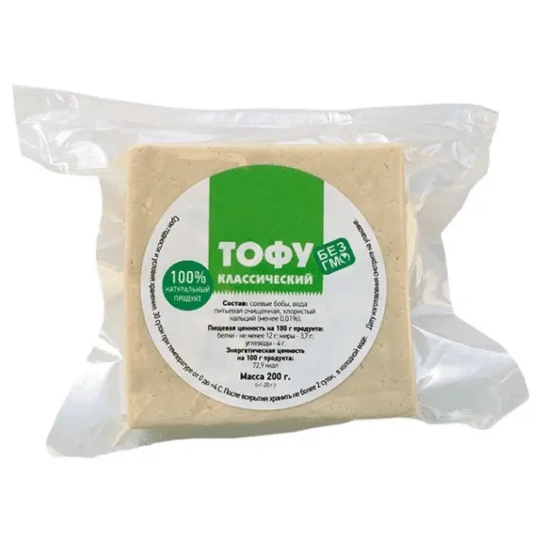 Тофу. Растительный сыр классический 200г
