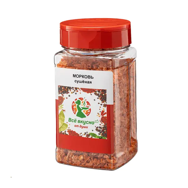 Морковь сушеная Все вкусно от души 200гр, 15шт/кор