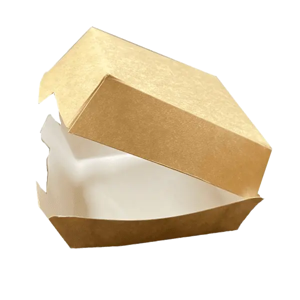 Упаковка для бургеров 100*100*60мм крафт Döckel Resfood, 225шт/кор