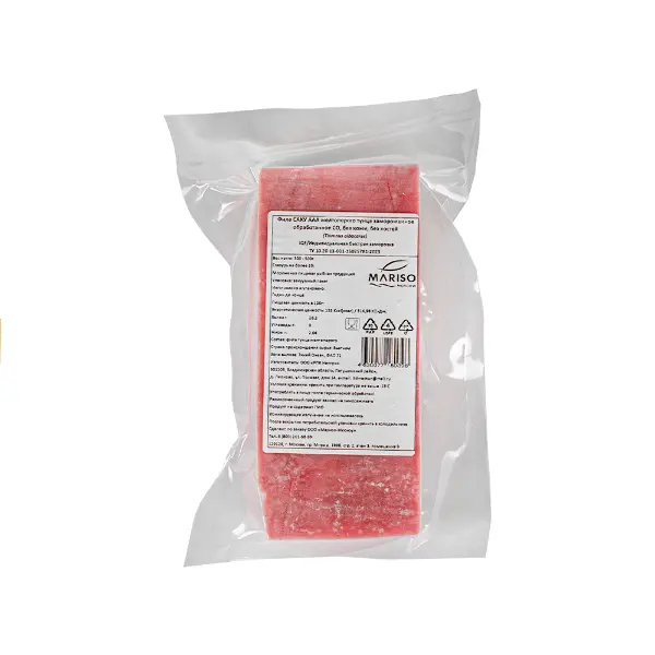 Тунец желтоперый филе саку AAA с/м РПК Нептун  300-500гр, ~10кг/кор, Россия