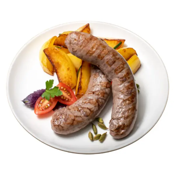 Колбаски мясные для жарки с картофелем AMK Foods 4кг, 2шт/кор