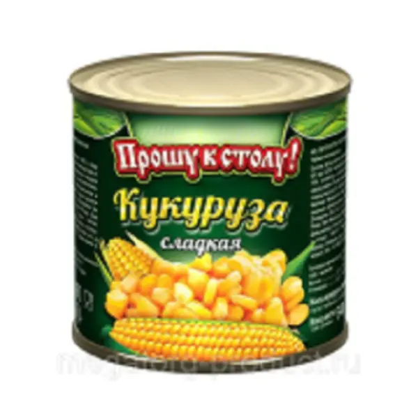 Кукуруза Прошу к столу 425мл ж/б * 12шт /Россия/