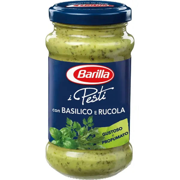 Соус песто с базиликом и рукколой Barilla 190г (5396)