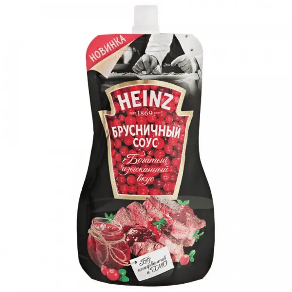 Соус брусничный Heinz 200гр, 14шт/кор