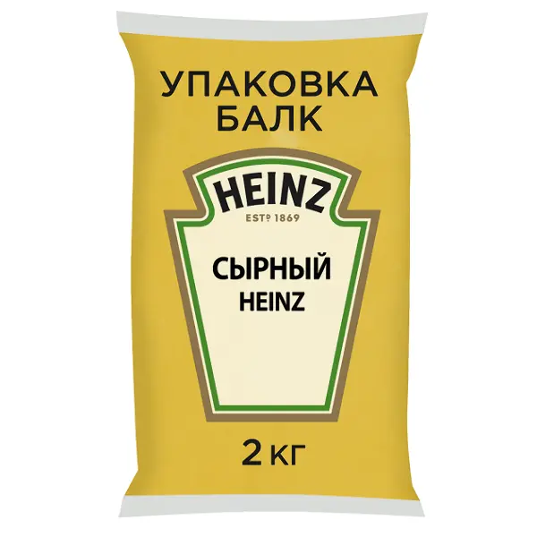 Соус сырный Heinz 2кг, 6шт/кор, Россия