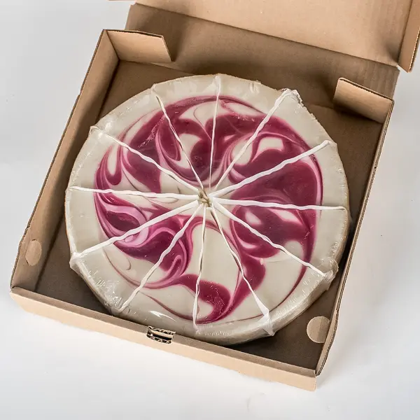 Чизкейк Нью-Йорк с малиной Cheeseberry 100гр, 12 порций/1,2кг/шт, 4шт/кор