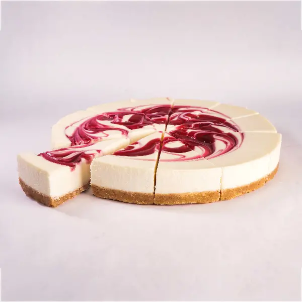 Чизкейк New York с малиной Cheeseberry 100гр, 12 порций/1,2кг/шт, 4шт/кор