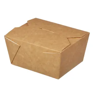 Контейнер бумажный крафт Fold Box 130*110*65мм 600мл SaaMi, 400шт/кор