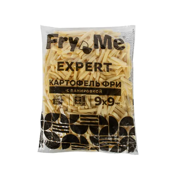Картофель фри в панировке 9*9мм Fry Me Lamb Weston 2,5кг, 5шт/кор