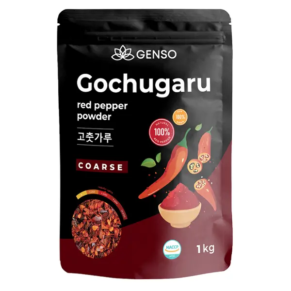 Перец чили красный среднего помола Кочукару Genso Resfood 1кг, 10шт/кор, Китай