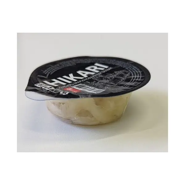 Имбирь маринованный белый в баночке Hikari Resfood 30гр, 168шт/кор, Россия