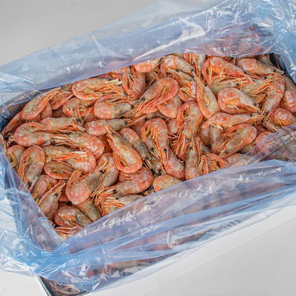 Креветка северная в/м в панцире с/г 90/120 Rongcheng Jiamei Seafood 3700/02B42, 5кг/кор