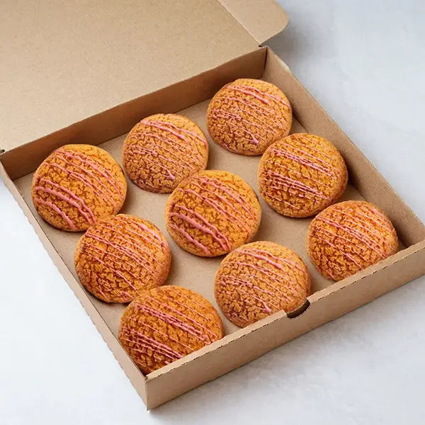 Пирожное Шу Малина SweetMarin 50гр, 9шт/упак, 18упак/кор