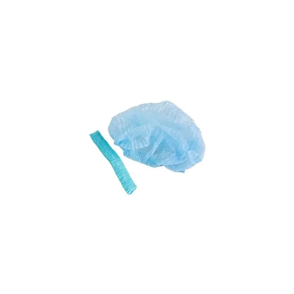 Шапочка голубая нетканый материал Шарлотта 100шт/упак, 10упак/кор