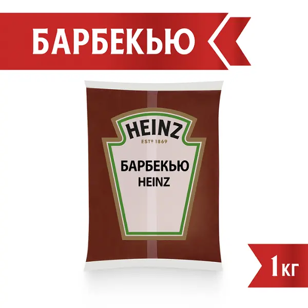 Соус барбекю классический Heinz 1кг, 6шт/кор