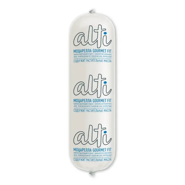 Моцарелла молокосодержащий продукт 40% Gourmet Fit Alti ~2кг, ~12кг/кор