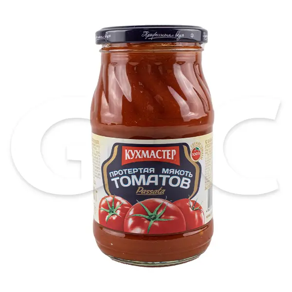 Томаты протертые Passata КУХМАСТЕР 480гр, 8шт/кор