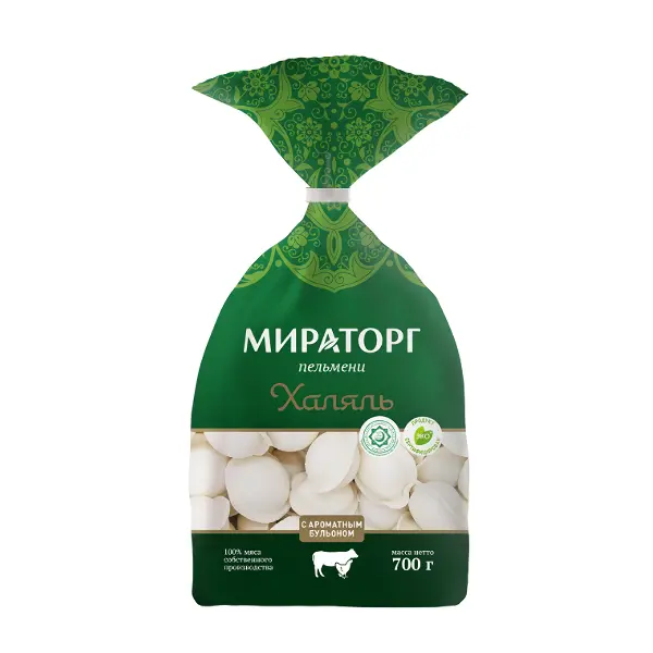 Пельмени Халяль Мираторг 700гр, 8шт/кор