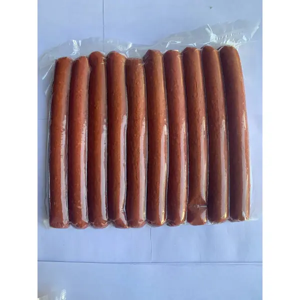 Сосиски говяжьи зам. ИП Полоусов 800гр, 10шт/кор