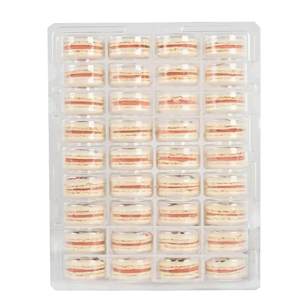 Макарони Малина Влюбленная панда Macaronshop 20гр, 72шт/кор