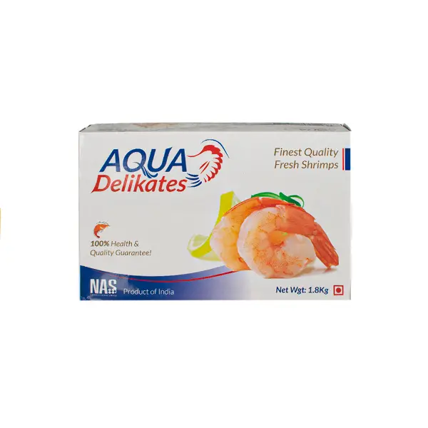 Креветка ваннамей с/м в панцире б/г 21/25 M/s. NAS FISHERIES 1581 1,8кг, 10,8кг/кор, Индия