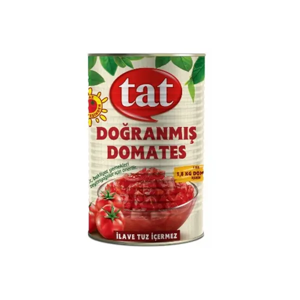 Томаты резаные Tat 4050гр/2460гр ж/б, 6шт/кор