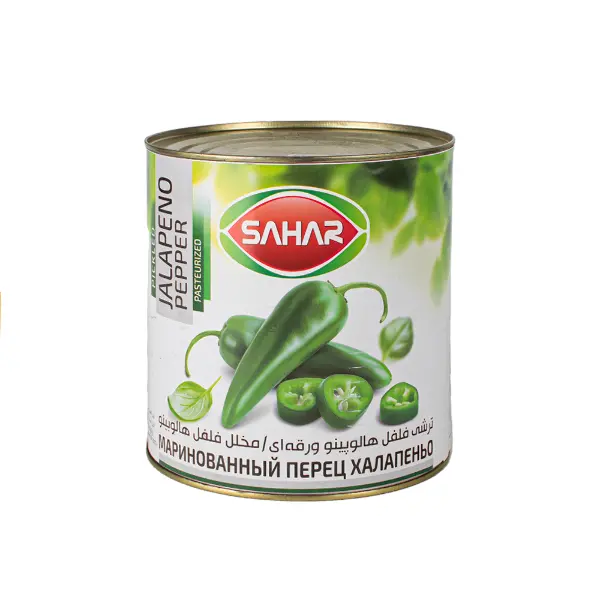 Перец халапеньо маринованный SAHAR 2500гр/1250гр, 6шт/кор