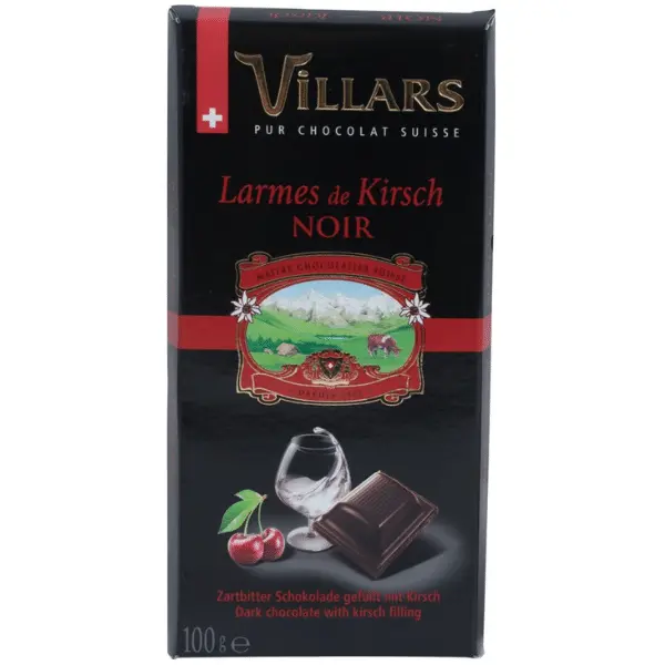 Шоколад темный с вишневым бренди Villars 100г Швейцария