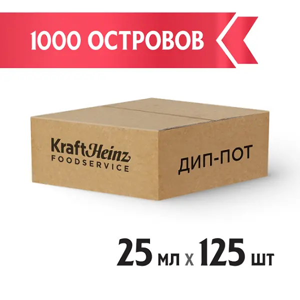 Соус 1000 островов майонезный Heinz дип-пот 25мл, 125шт/кор