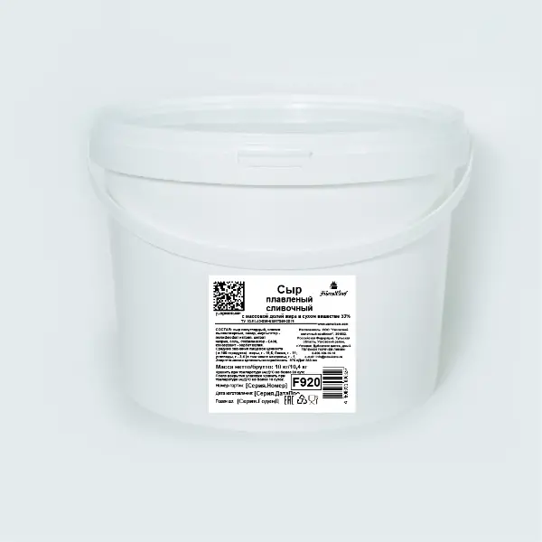 Сыр плавленый сливочный FriendChef 10кг ведро