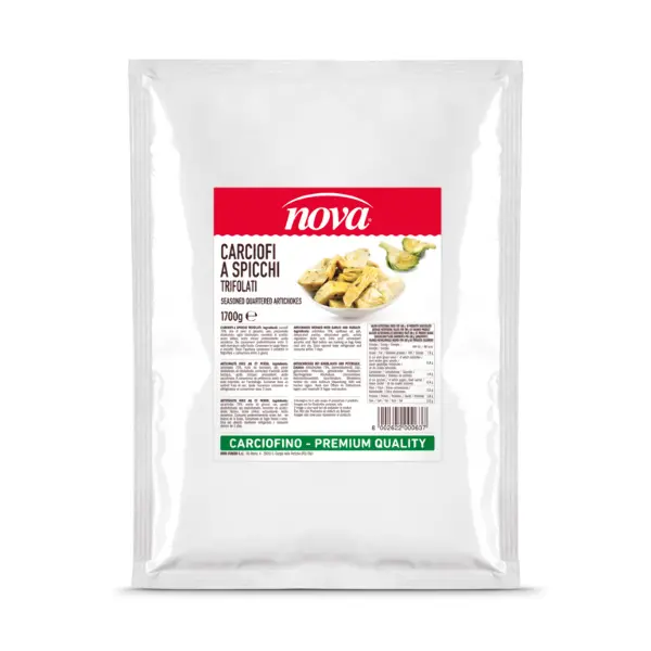 Артишоки четвертинки с приправами Nova 1,7кг, 6шт/кор