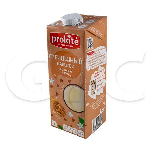 Молоко растительное гречишное Prolate 1л, 6шт/кор