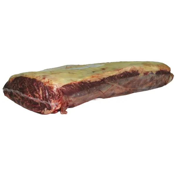 Говядина мраморная тонкий край Стриплойн Prime в/у ВкусFoods ~4,5кг, ~10кг/кор