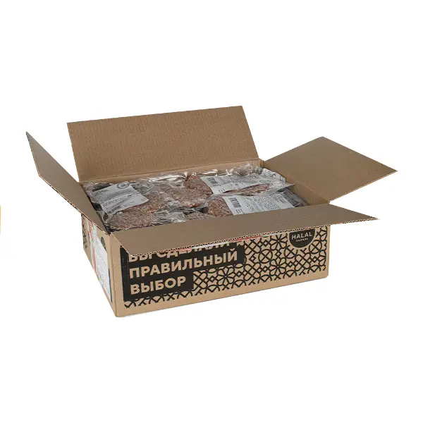 Котлета для гамбургера из говядины халяль Казанские Деликатесы 100мм 300гр, 24упак/кор