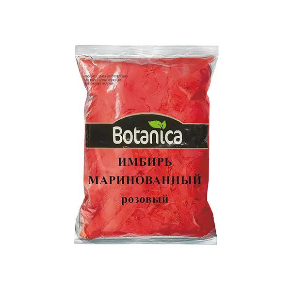 Имбирь маринованный розовый Botanica 1,4кг, вес сухого вещ-ва 1кг, 10шт/кор, Китай