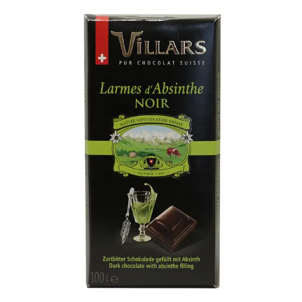 Шоколад темный с абсентом Villars 100г Швейцария