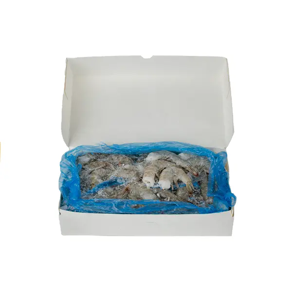 Креветка ваннамей с/м в панцире б/г 21/25 до 120шт PACIFIC SEAFOOD 1,8кг, 10,8кг/кор