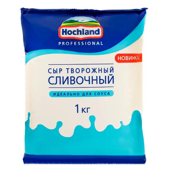 Соус-сыр творожный сливочный Хохланд Professional 1кг, 8шт/кор