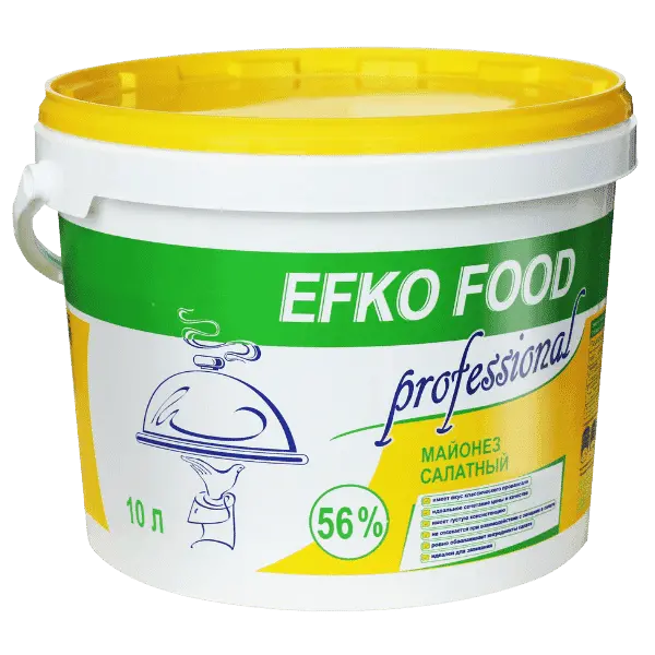 Майонез EFKO FOOD professional 50% 10л/9,34кг ведро